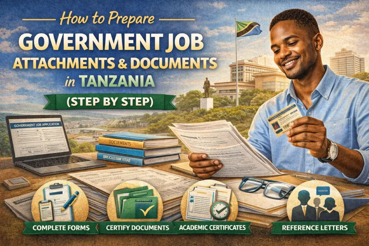 How to Prepare Government Job Attachments & Documents in Tanzania