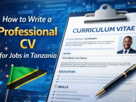 How to Write a Professional CV for Jobs in Tanzania (Complete Guide)