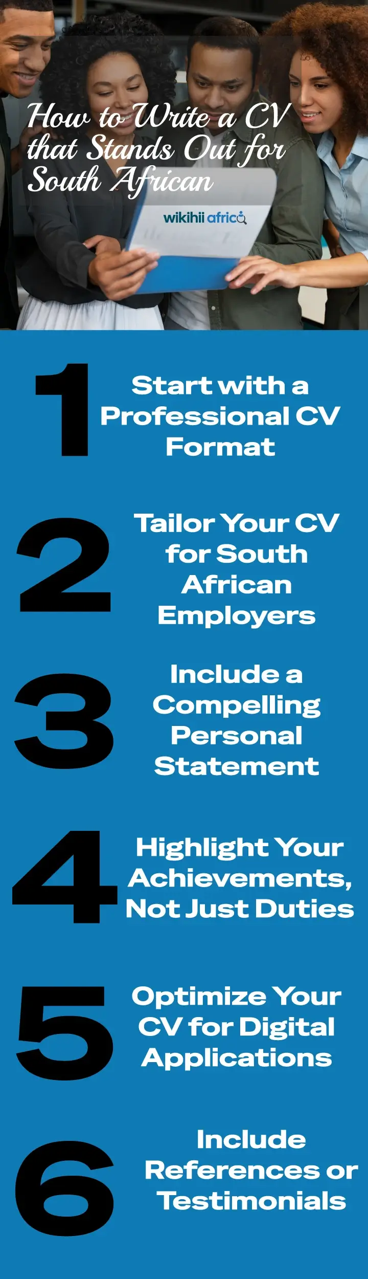 How to Write a CV that Stands Out for South African Employers [Infographic]