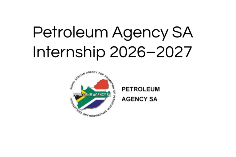 Launch Your Future Petroleum Agency SA Internship 2026–2027