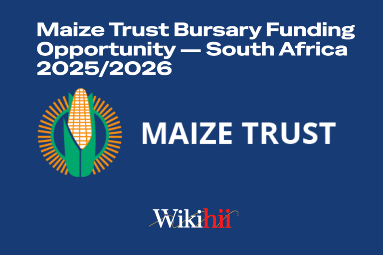 Maize Trust Bursary Funding Opportunity — South Africa 20252026