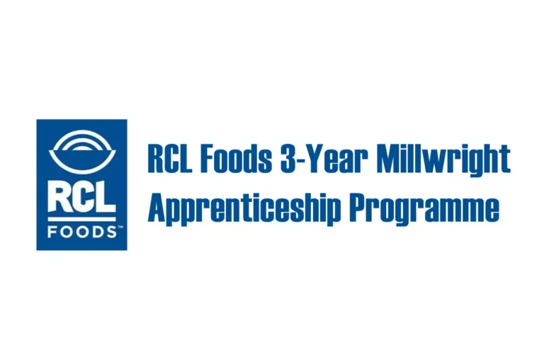 RCL Foods 3-Year Millwright Apprenticeship Programme