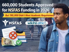 NSFAS 2026 Update: More than 600,000 Students Approved for Funding, While 190,000 Fall Short