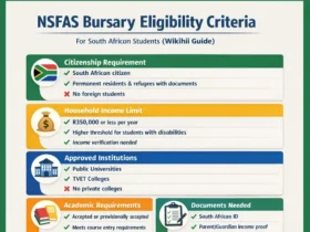 NSFAS Bursary Eligibility Criteria for South African Students