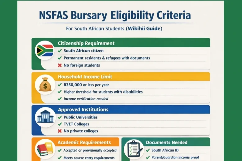 NSFAS Bursary Eligibility Criteria for South African Students